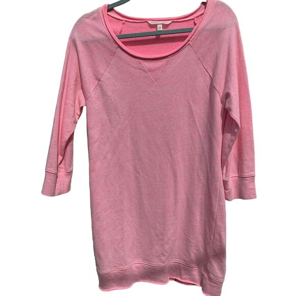 Victoria's Secret Womens Size S Pink Long Sleeve Pajama Sleep Shirt Top - Picture 1 of 4
